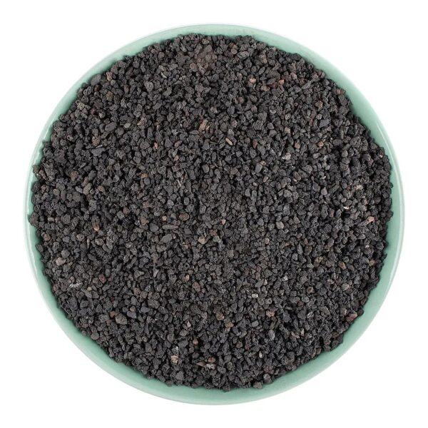 Natural Black Lava Rocks for Plant Growth and Drainage Support