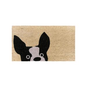 Natural Fiber Doormat with Durable Vinyl Backing for Outdoor or Indoor