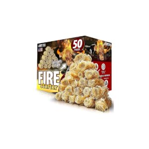 Natural Wood Fire Starters for Campfires Fireplace Grill and Wood Stove