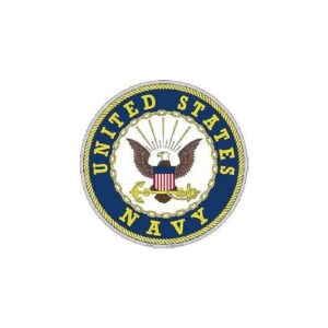 Navy Eagle Symbolizing Duty and Honor Aluminum Wall Decor