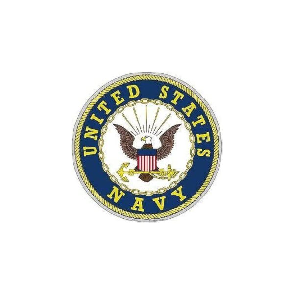 Navy Eagle Symbolizing Duty and Honor Aluminum Wall Decor