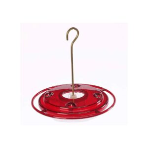 Nectar Feeder with 8oz Capacity and Ant Moat for Hummingbirds