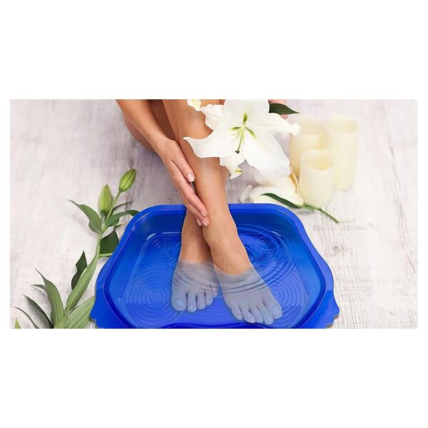 Neutral Textured Foot Bath for Safe Pool and Spa Entry with Durable Construction