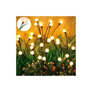 New Upgraded Solar Garden Lights with Firefly Effect for Outdoor Decoration