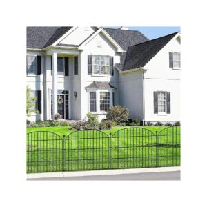 No Dig Dog Garden Decorative Fence Rustproof Metal Wire Panel