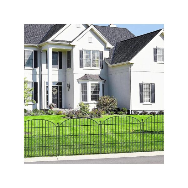 No Dig Dog Garden Decorative Fence Rustproof Metal Wire Panel