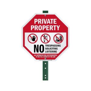 No Soliciting, Private Property Warning