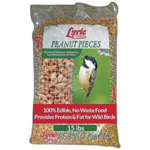 No Waste Bird Food with Peanut Pieces for Wild Birds, Chipmunks, and Squirrels