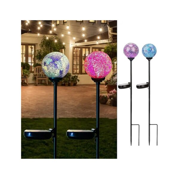 No-Fuss Solar Garden Decoration, Automatic Solar Lights for Patio or Walkway Lighting