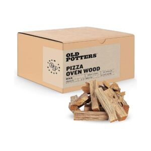 Oak Wood Kiln Dried Cooking Logs for Pizzas and Grills, 12 Pounds, 6 Inch Mini Logs