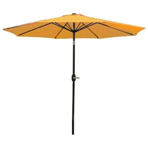 Octagonal Shade Canopy Patio Umbrella Gold Diameter 9 Feet