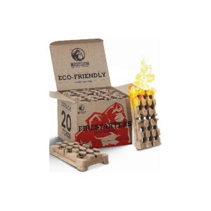 Odorless Non Toxic Fire Starters for Wood Fireplaces Pizza Ovens BBQs Campfires and More