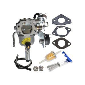 Onan 5500 Generator Carburetor 541-0765 with Mounting Gaskets and Fuel Filter Replacement