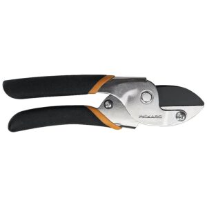 Orange Anvil Pruner with Power-Lever Technology for Easy Cutting
