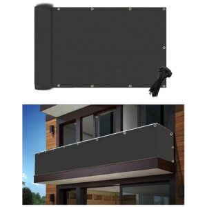 Outdoor Balcony Privacy Screen Fence Cover with UV Protection and Weather Resistance