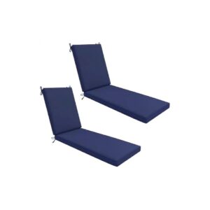 Outdoor Chaise Lounge Cushions for Patio Furniture with Removable Backrest Cover