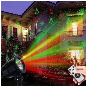 Outdoor Christmas Projector Lights with Rf Wireless Remote and 3800sf LED Coverage