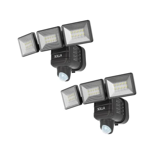 Outdoor Flood Light with PIR Sensor and Long-Lasting Battery Life for Energy Efficiency