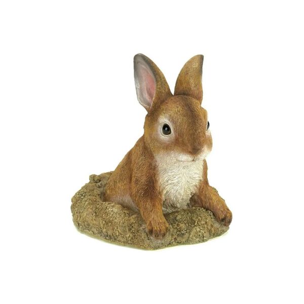 Outdoor Home Locomotion Curious Bunny Garden Decoration Handcrafted 8 Lbs