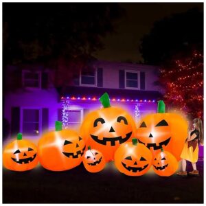 Outdoor Indoor Inflatable Halloween Pumpkin Decoration with Light