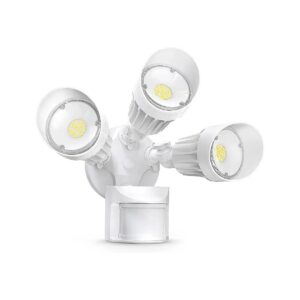 Outdoor LED Motion Light with 4000lm Output, IP65 Waterproof, and Anti-Rusting Material