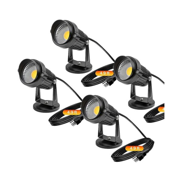 Outdoor Landscape Lighting System Modern Warm White 5W LED Spotlights