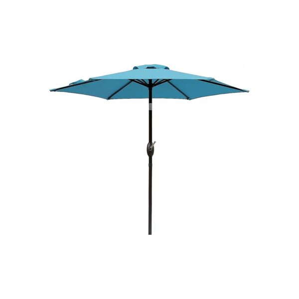 Outdoor Market Table Umbrella with 5-Inch Metal Rods and Polyester Canopy