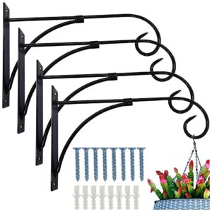 Outdoor Metal Hanging Plant Hanger with Screws, 2x1x2inch Dimensions