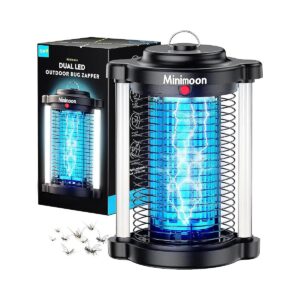 Outdoor Mosquito Trap with LED Light and 4200V Grid for Bug Zapper