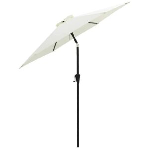 Outdoor Patio Table Umbrella with Tilt and Crank for Shade and Protection