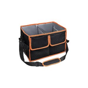 Outdoor Picnic BBQ Caddy with Wide Shoulder Pads and Adjustable Tissue Holder