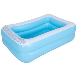 Outdoor Rectangular Kiddie Pool for Kids and Adults