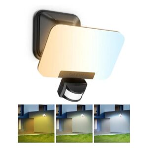 Outdoor Security Floodlights with 3500LM Brightness and 3 Adjustable Lighting Modes