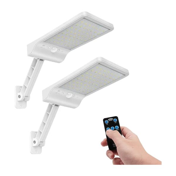 Outdoor Solar Flood Lights with 180deg Adjustable Bracket for Wide Angle Illumination