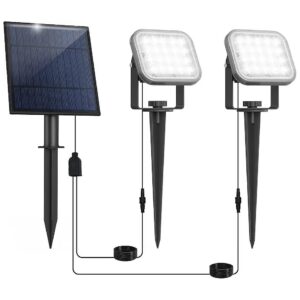 Outdoor Solar Spot Light with 2 Lighting Modes for Yard and Garden Illumination