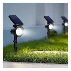 Outdoor Solar Spotlight Security Lamps for Patio Deck Yard Garden Driveway Lighting