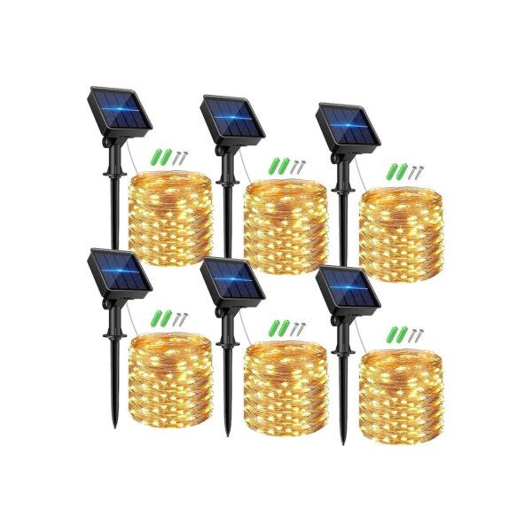 Outdoor Solar Twinkle Lights - 8 Lighting Modes for Garden, Patio, and Balcony Decoration