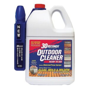 Outdoor Stain Remover for Decks, Concrete, and More 3 Gallon Ready to Use with Spray Wand