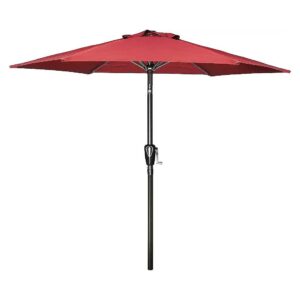 Outdoor Table Market 9 Foot Umbrella with Waterproof and UV Resistant Fabric