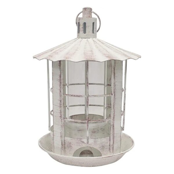 Outdoor Woodpecker Seed Feeder with Durable Steel and Plastic