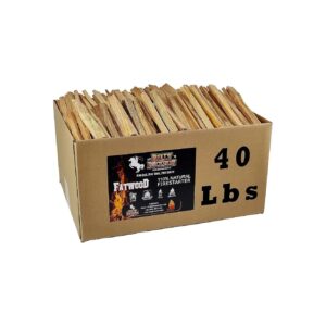 Outdoor and Indoor Fire Starting Solutions with Fatwood Fire Starter Sticks