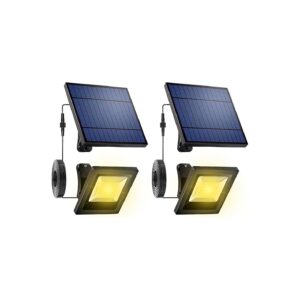 Outdoor and Indoor Solar Flood Light with Long-Lasting LED and Durable Solar Panel