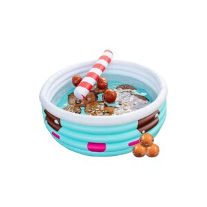 PVC Inflatable Pool for Kids and Adults - 5 FT Long with Bonus Accessories for Summer Fun