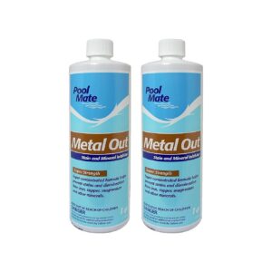 Pack 1-Quart Liquid Metal Remover for Efficient Pool Water Stain Prevention