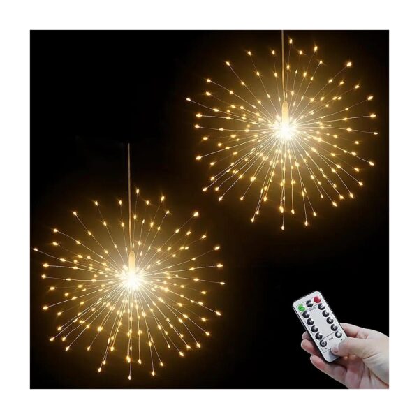 Pack 400LED Warm White LED Firework Lights for Wedding and Party Decor