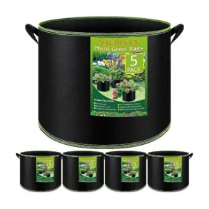 Pack 7 Gallon Thickened Non-Woven Fabric Pots for Planting and Fertilizing