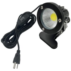 Pack, 7W, 630 Lumen, 5ft Power Cord, ON/Off Switch, Soft White 3000K Light, Waterproof