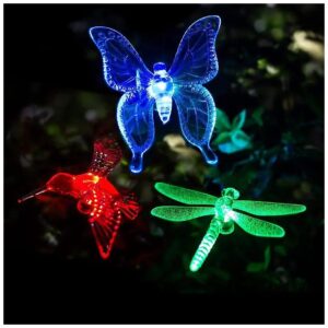 Pack Color Changing LED Lights for Garden, Lawn, and Driveway