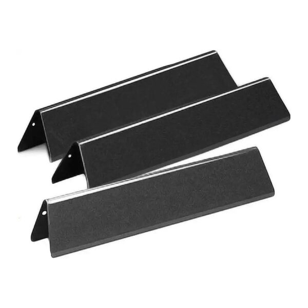 Pack Porcelain Enameled Heat Plate Set for Weber Gas Grills with Front Control Panels