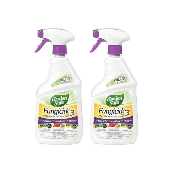 Pack Ready-to-Use Fungicide Spray for Organic Garden Fungus Control